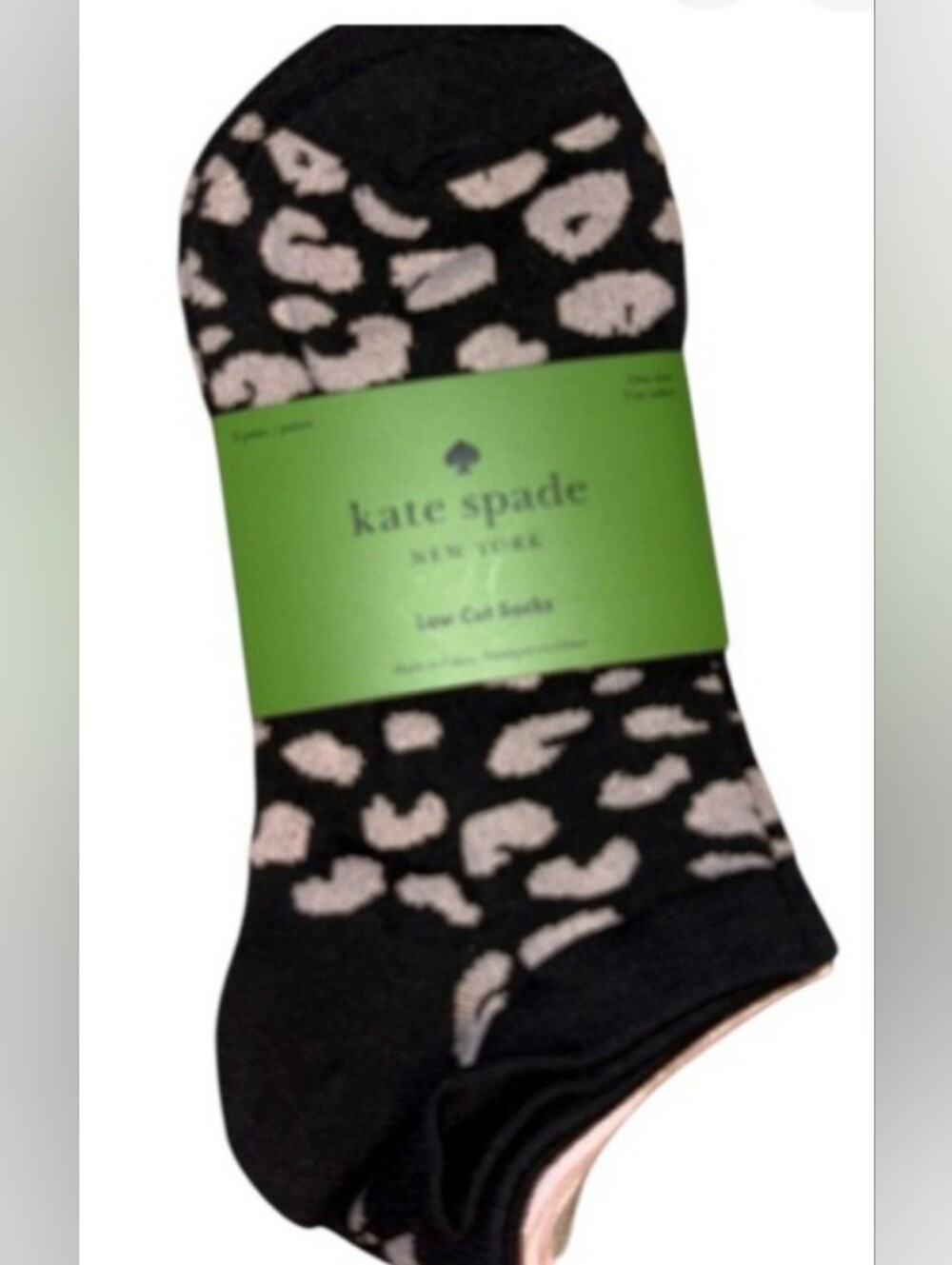 kate spade  No-Show Socks 3-pack Nwt